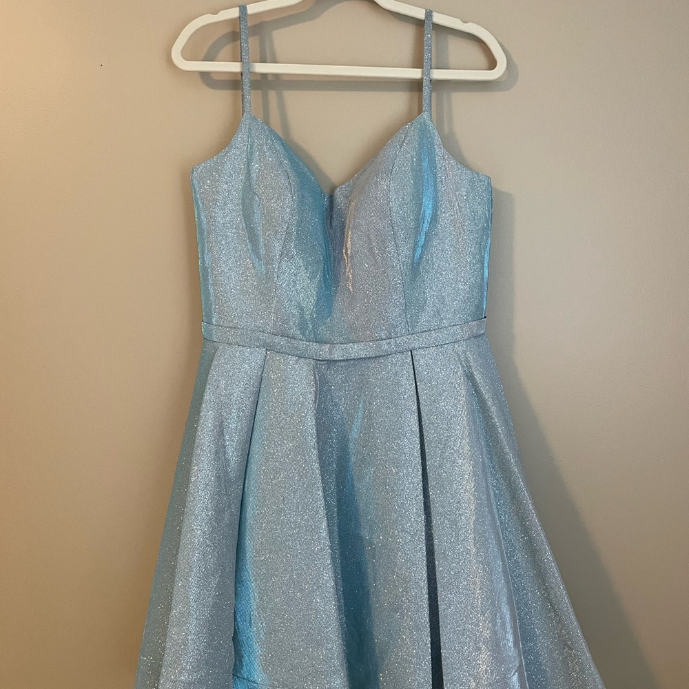 Sparkly Light Blue Dress
